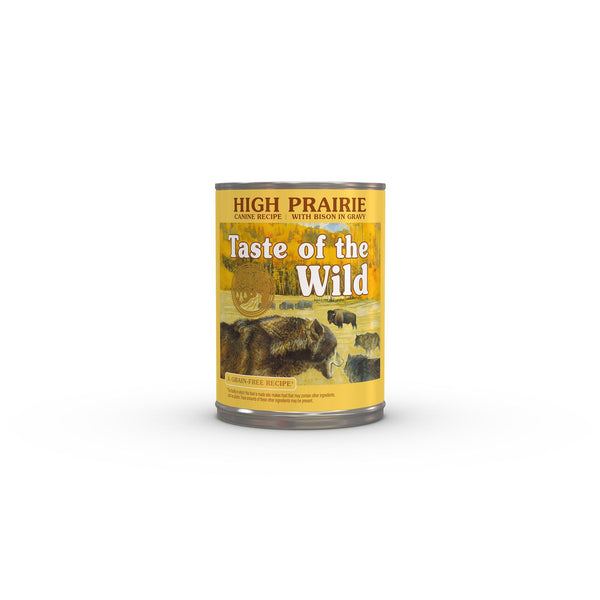 Taste of the Wild High Prairie Nourriture humide sans céréales pour chiens en conserve