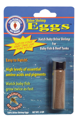 San Francisco Bay Brand Brine Shrimp Eggs Fish Food, 6-g