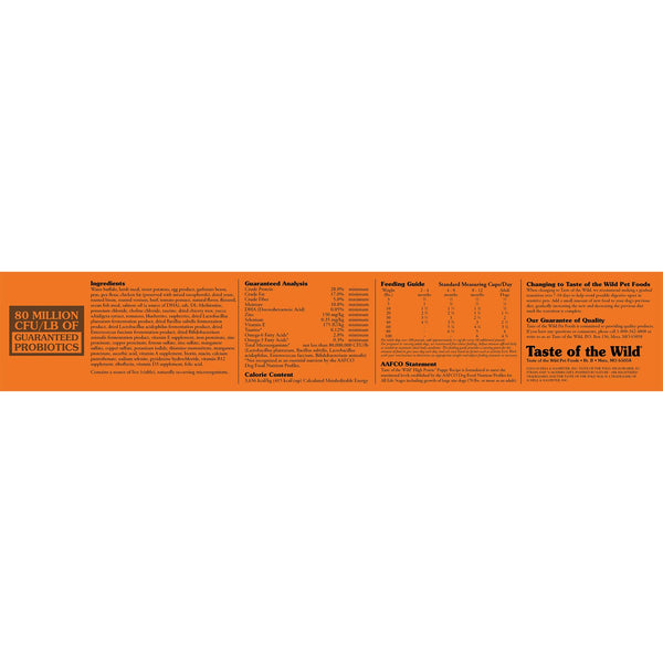 Taste of the Wild High Prairie Puppy Formula Grain-Free Dry Dog Food
