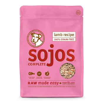 Sojos Complete Lamb Recipe Grain-Free Freeze-Dried Raw Dog Food