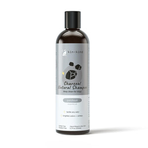 kin+kind Charcoal Natural Deep Clean Patchouli Dog Shampoo, 12-oz