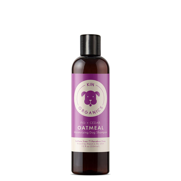 kin+kind Kin Organics Fig + Cedar Oatmeal Moisturizing Dog Shampoo, 12-oz