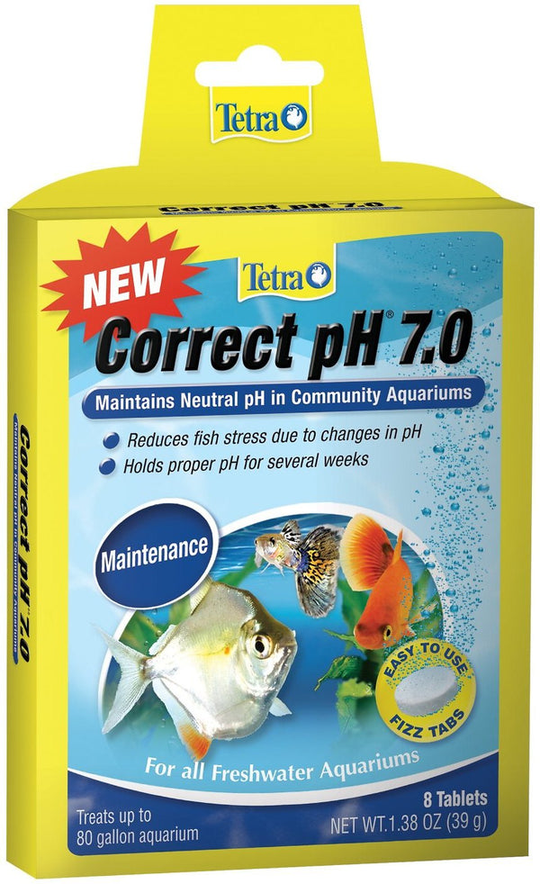 Tetra Correct pH 7.0 Freshwater Conditioner, 8-count