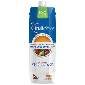 Fruitables Easy Pour Pumpkin Weight Loss Dog & Cat Supplement, 33.8-oz