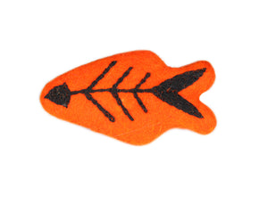 RC Pets Wooly Wonkz Jouet pour chat poisson squelette Halloween