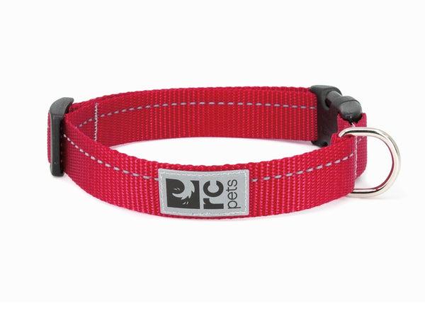 RC Pets Primary Clip Dog Collar, Red
