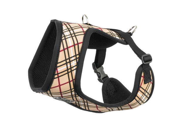 RC Pets Step In Cirque Dog Harness, Tan Tartan