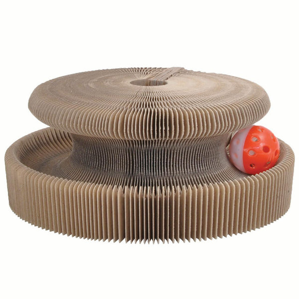 Turbo Transform It! Jouet pour chat piste en carton ondulé, 10-in