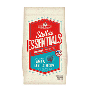 Stella & Chewy's Essentials Croquettes pour chien sans céréales Agneau et Lentilles