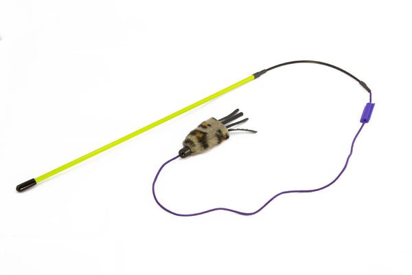 Kung Fu Kitty Jouet pour chat en cuir Queue de dragon