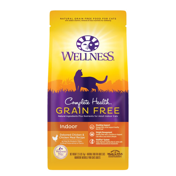 Wellness Complete Health Grain-Free Indoor Chicken Dry Cat Food
