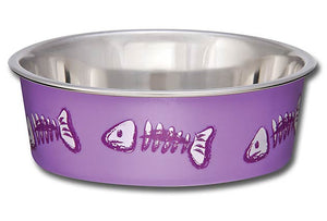 Loving Pets Bella Bowls Pet Bowl, Purple, Lilac