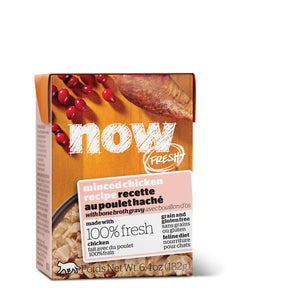 NOW FRESH Nourriture humide sans céréales au poulet haché pour chat