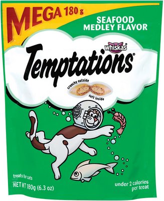 Temptations Seafood Medley Flavor Cat Treats