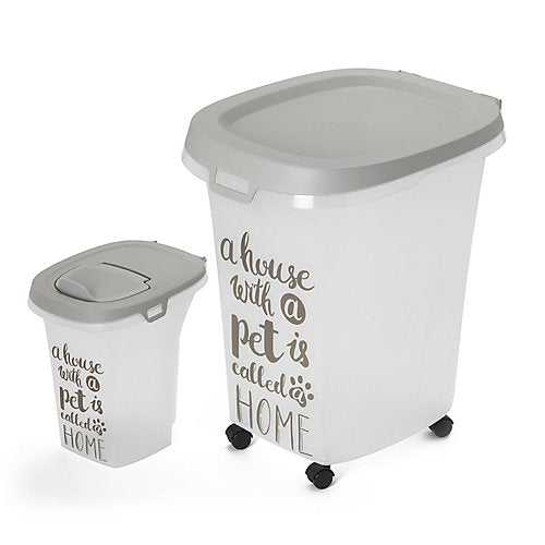 Moderna Pet Wisdom Trendy Story Pet Food Storage, Small
