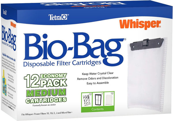 Tetra Whisper Bio-Bag Disposable Filter Cartridges, Medium