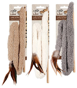 All For Paws Jouet pour chat Baguette Câlin d'Agneau, Couleur variable, 30-in