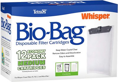 Tetra Whisper Bio-Bag Disposable Filter Cartridges, Medium