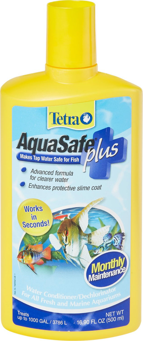 Tetra AquaSafe Plus Freshwater & Marine Aquarium Water Conditioner