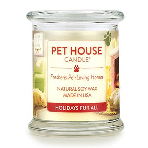 Pet House Winter Candle, Holidays Fur All, 9-oz