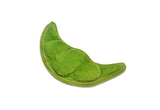 P.L.A.Y. Garden Fresh Pea Pod Plush Dog Toy