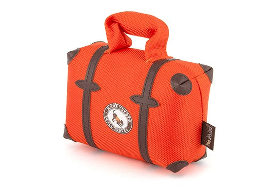 P.L.A.Y. Globetrotter Suitcase Pack & Snack Plush Dog Toy