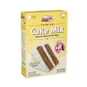 Puppy Cake Cake Mix Banana Flavored Dog Treats, 9-oz
