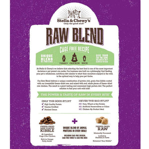 Stella & Chewy's Raw Blend Recette Volaille Sans Cage Croquettes pour chats