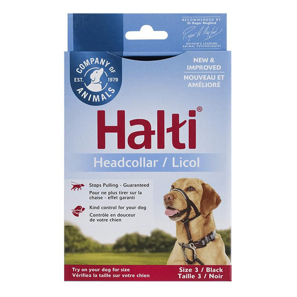 Halti Dog Headcollar, Black