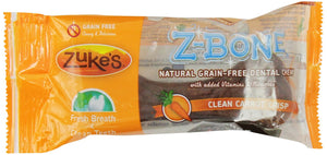 Zuke's Z-Bone Clean Carrot Crisp Grain-Free Dental Dog Treats