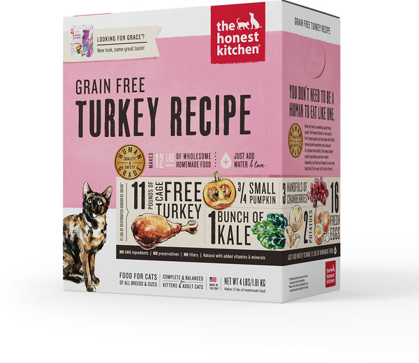 The Honest Kitchen Grain-Free Turkey Recipe Dehydrated Cat Food