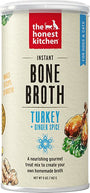 The Honest Kitchen Turkey Bone Broth with Ginger for Dogs & Cats, 5-oz jar