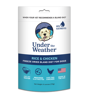 Under The Weather Rice & Chicken Freeze-Dried Dog Food