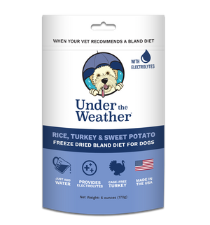 Under The Weather Rice Turkey & Sweet Potato Freeze-Dried Dog Food