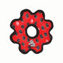 Tuffy Junior Gear Ring Dog Toy, Red Paw