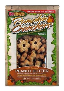 K9 Granola Factory Pumpkin Crunchers with Peanut Butter Dog Treats, 14-oz