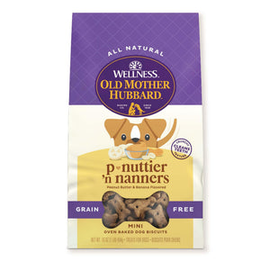 Old Mother Hubbard P-Nuttier 'n Nanners Friandises pour chiens sans céréales, Mini, 16 oz