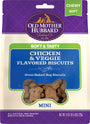 Old Mother Hubbard Mini Soft & Tasty Chicken & Veggie Flavored Biscuit Dog Treats, 8-oz