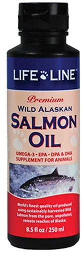 Life Line Huile de Saumon Sauvage d'Alaska Complément pour chiens et chats