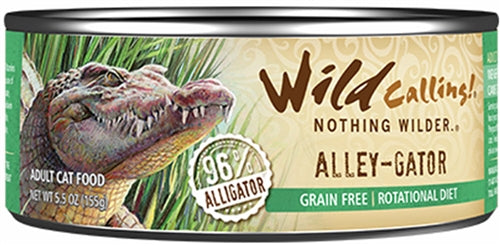Wild Calling Alley-Gator Nourriture pour chats en conserve sans céréales