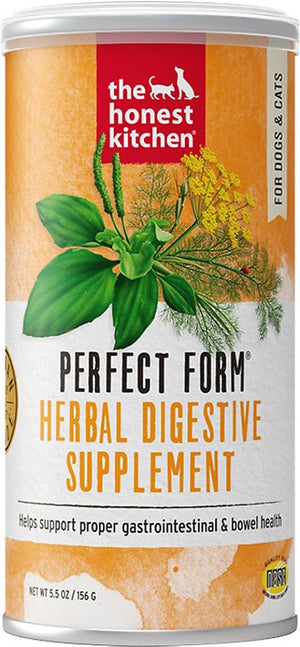 The Honest Kitchen Perfect Form Herbal Dog & Cat Nutritional Supplement, 5.5-oz jar