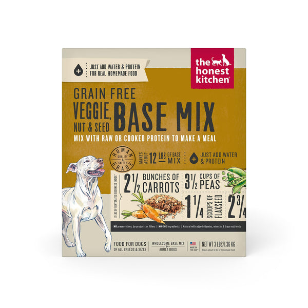 The Honest Kitchen Veggie, Nut & Seed Base Mix Grain-Free Dehydrated Dog Food