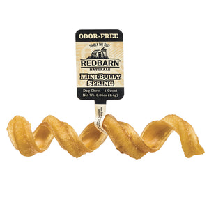 Redbarn Odor-Free Mini Bully Spring Dog Treats