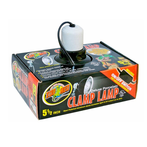 Zoo Med Deluxe Porcelain Clamp Lamp