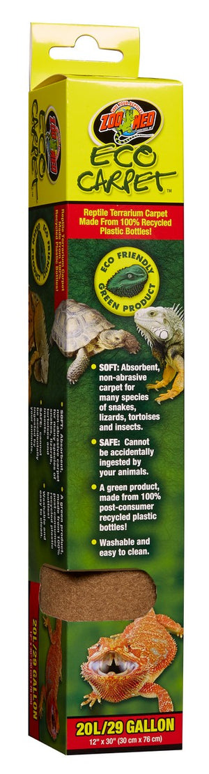 Zoo Med Eco Carpet for Reptile Terrariums, Tan