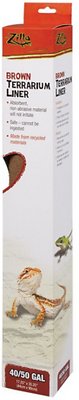 Zilla Terrarium Liner, Brown