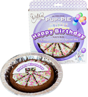 The Lazy Dog Cookie Co. Happy Birthday Pup-PIE Dog Treat, Unisex