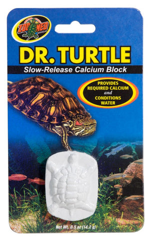 Zoo Med Dr. Turtle, Slow-Release Calcium Block Water Conditioner and Turtle Supplement
