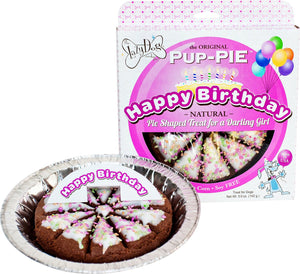 The Lazy Dog Cookie Co. Friandise pour chien Happy Birthday Pup-PIE, Fille