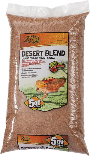 Zilla Ground English Walnut Shell Reptile Bedding, 5-quart